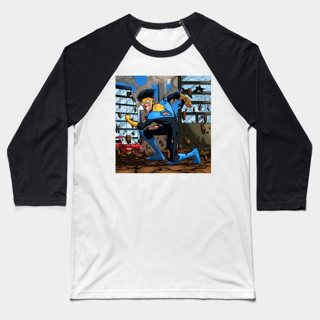 Invincible Baseball T-Shirt by Gabron_art